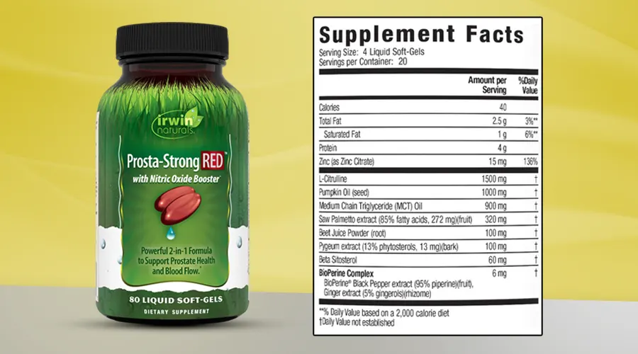 Prosta-Strong Supplement Facts